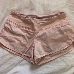 Pink Lululemon Shorts